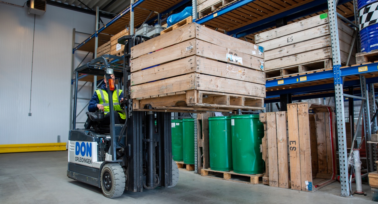 Haal nu je heftruck certificaat bij DON opleidingen